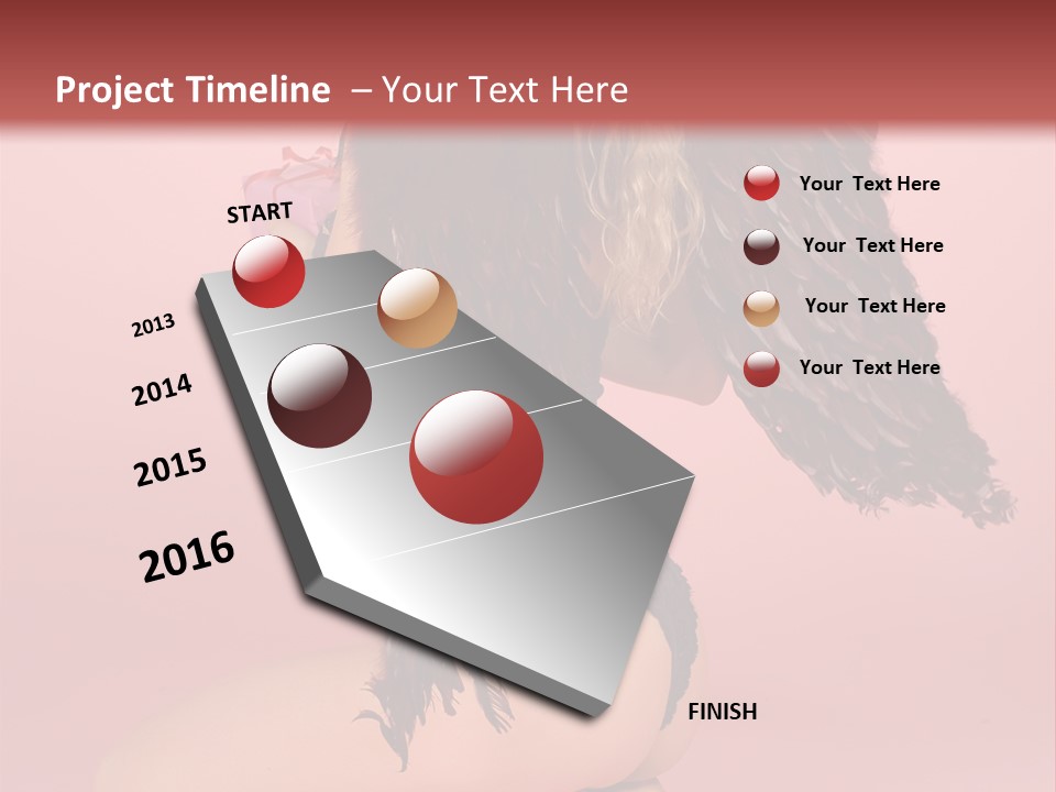 Box Year Love PowerPoint Template