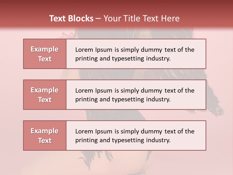 Box Year Love PowerPoint Template