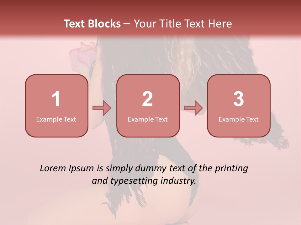Box Year Love PowerPoint Template