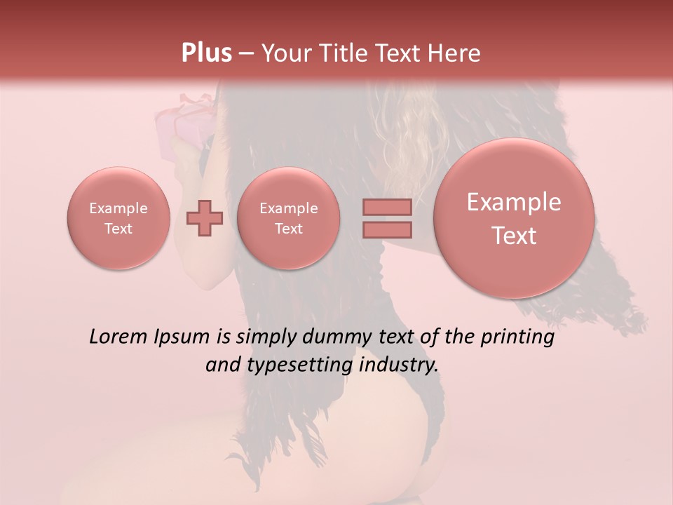 Box Year Love PowerPoint Template