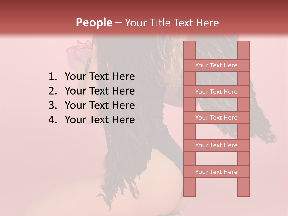 Box Year Love PowerPoint Template