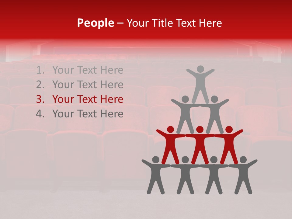 Public Silver Audience PowerPoint Template