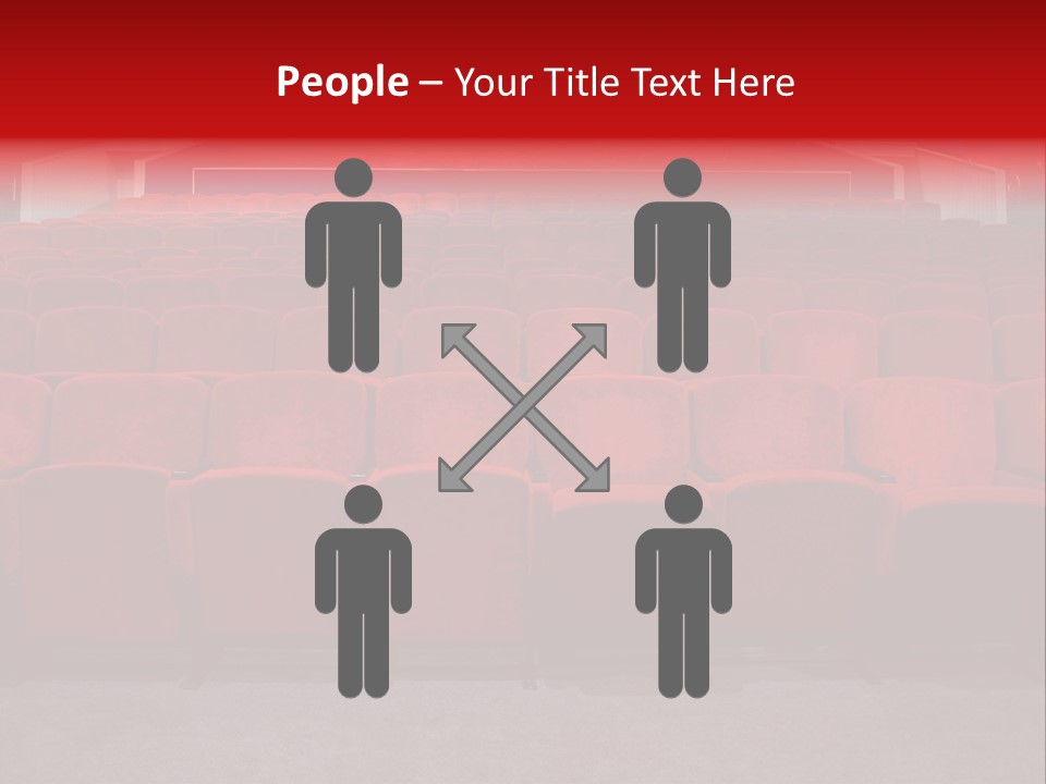 Public Silver Audience PowerPoint Template