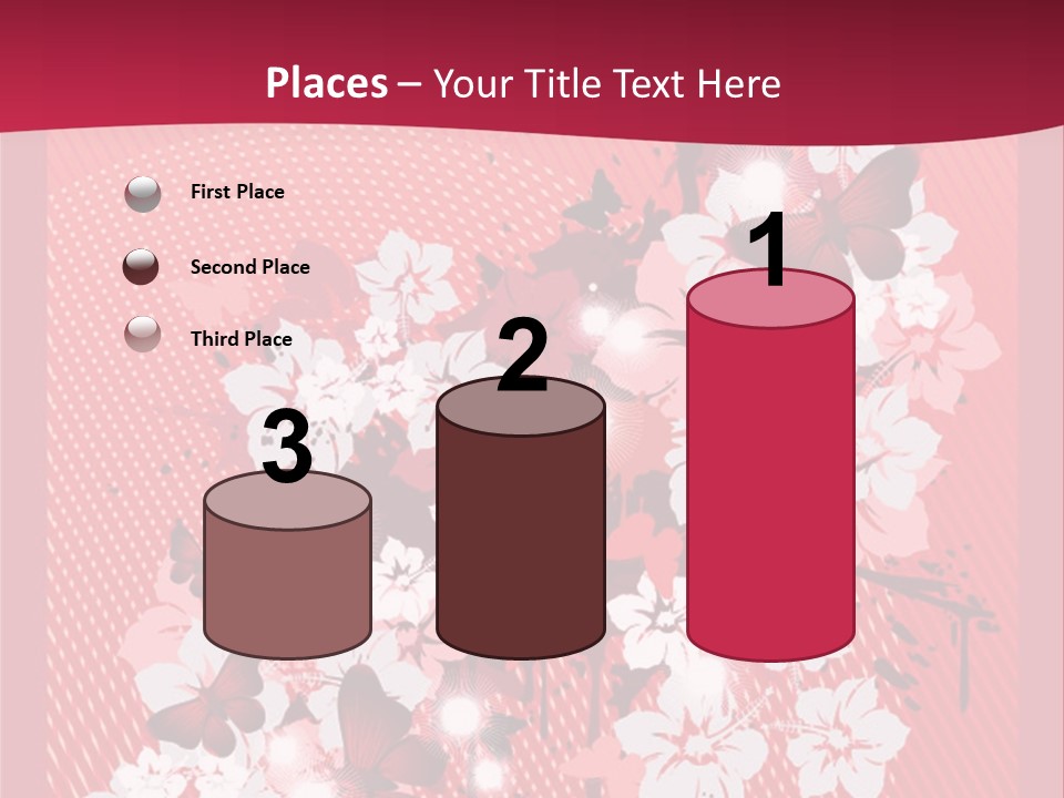 Tracery Art Flowers PowerPoint Template