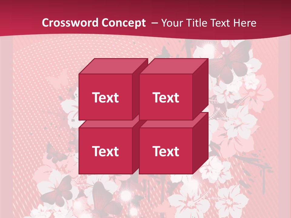 Tracery Art Flowers PowerPoint Template