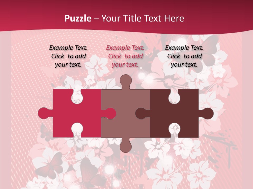 Tracery Art Flowers PowerPoint Template