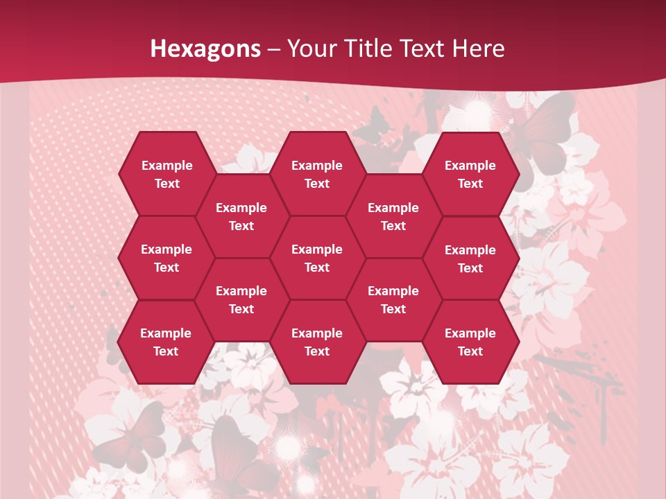 Tracery Art Flowers PowerPoint Template