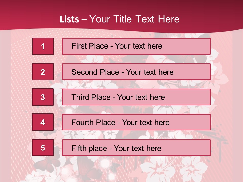 Tracery Art Flowers PowerPoint Template