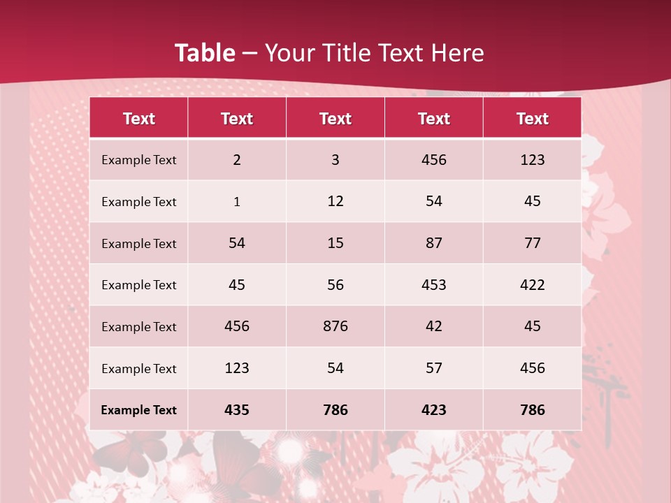 Tracery Art Flowers PowerPoint Template