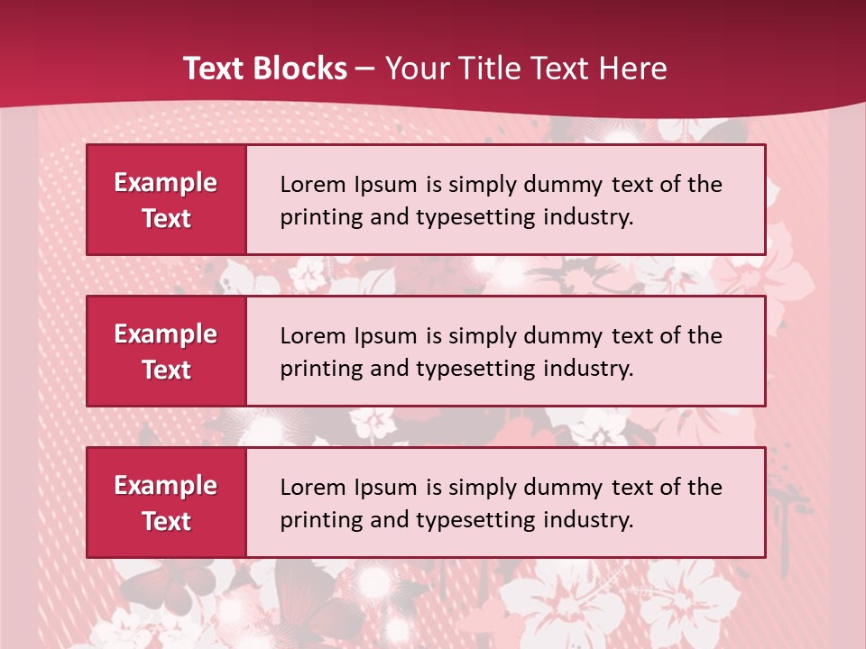 Tracery Art Flowers PowerPoint Template
