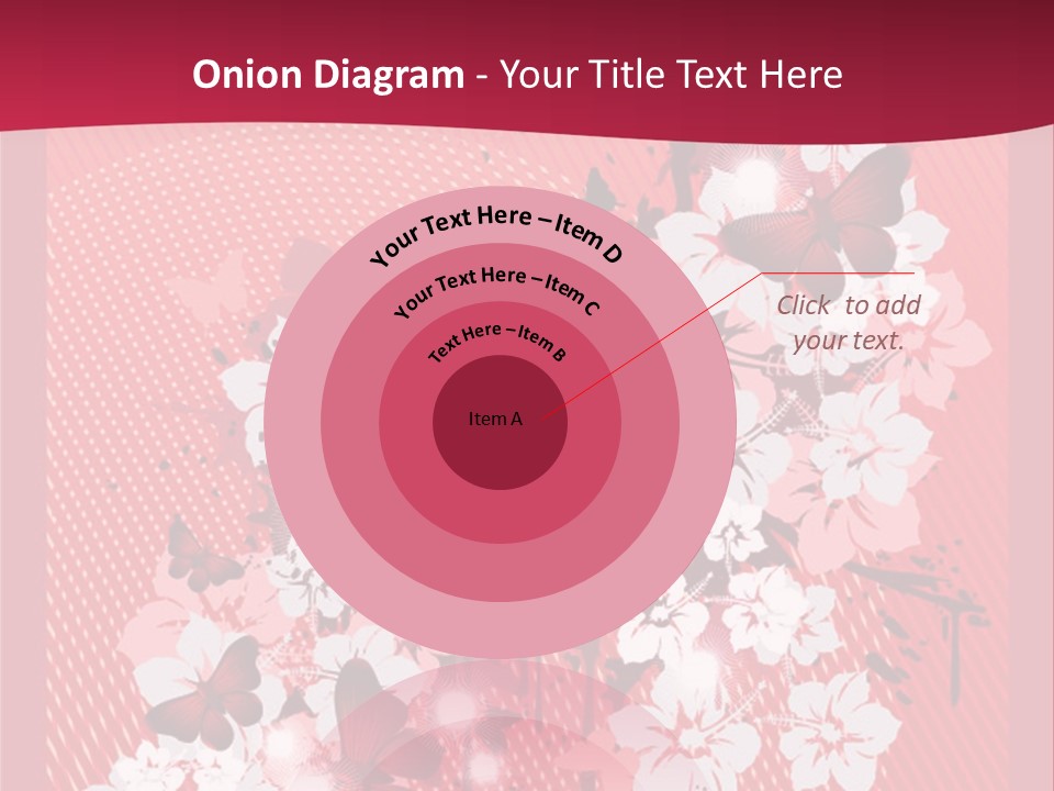 Tracery Art Flowers PowerPoint Template