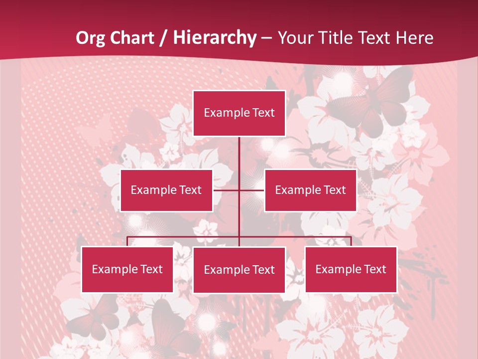 Tracery Art Flowers PowerPoint Template