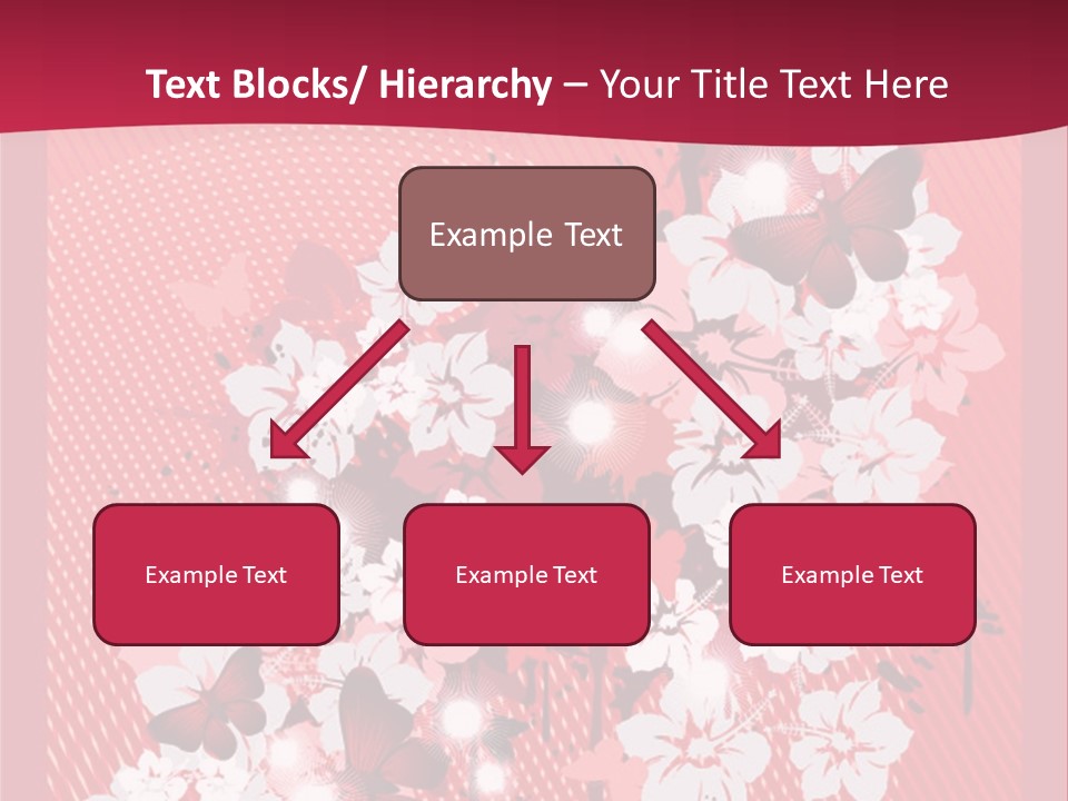 Tracery Art Flowers PowerPoint Template