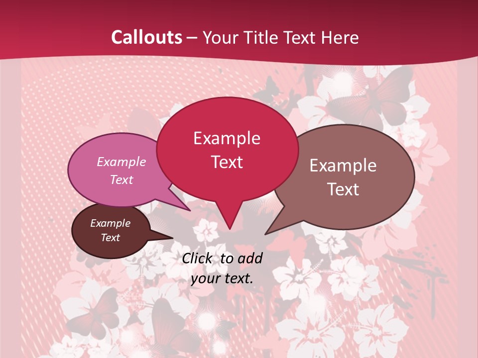 Tracery Art Flowers PowerPoint Template