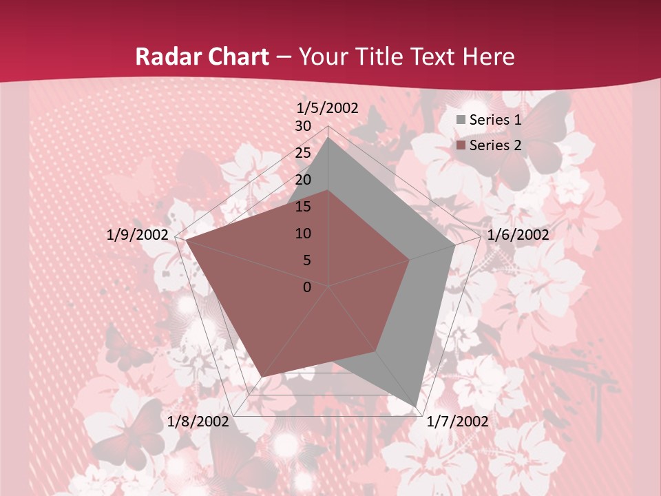 Tracery Art Flowers PowerPoint Template