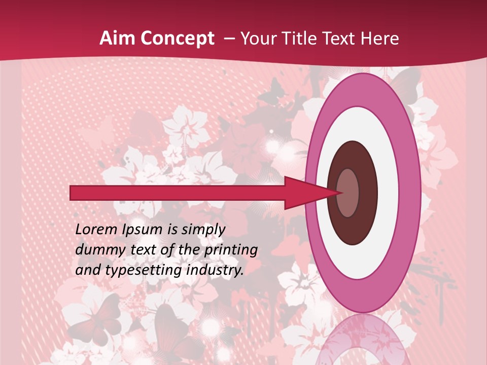 Tracery Art Flowers PowerPoint Template