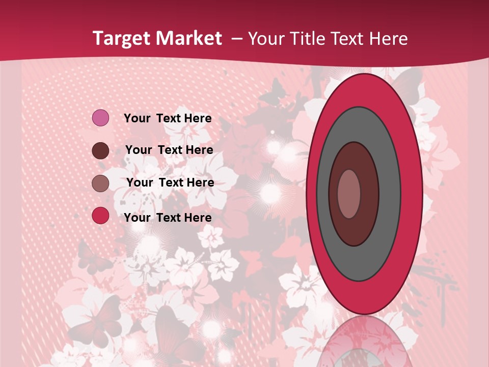 Tracery Art Flowers PowerPoint Template