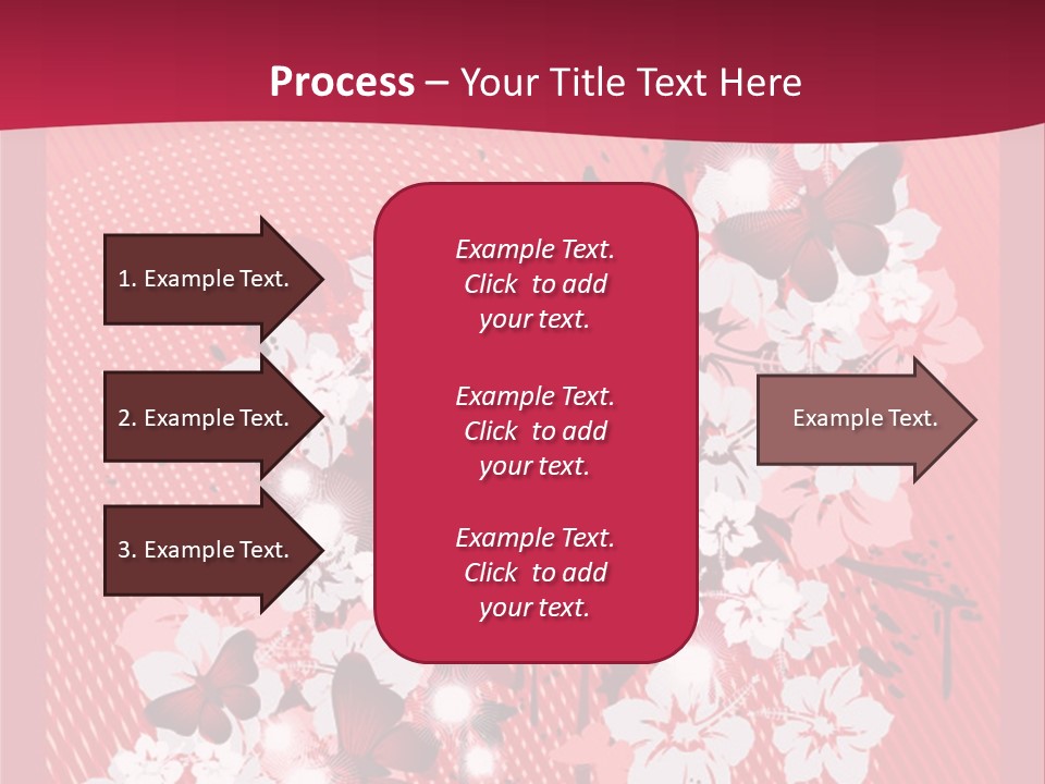 Tracery Art Flowers PowerPoint Template