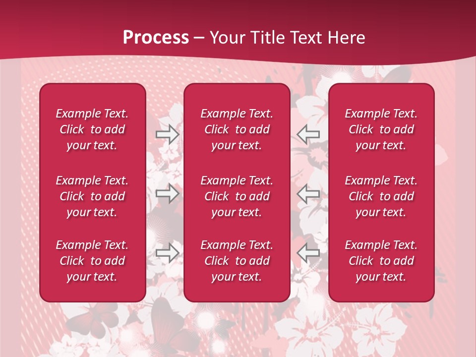 Tracery Art Flowers PowerPoint Template