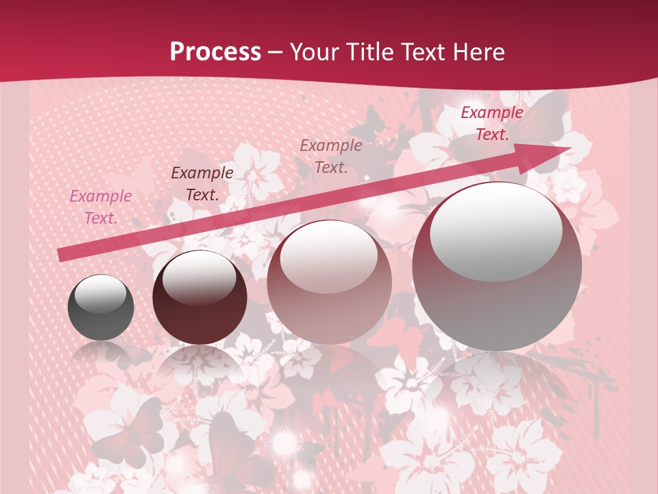 Tracery Art Flowers PowerPoint Template