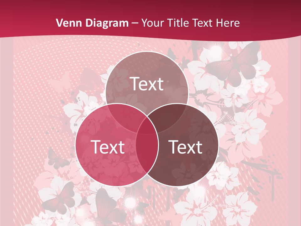 Tracery Art Flowers PowerPoint Template