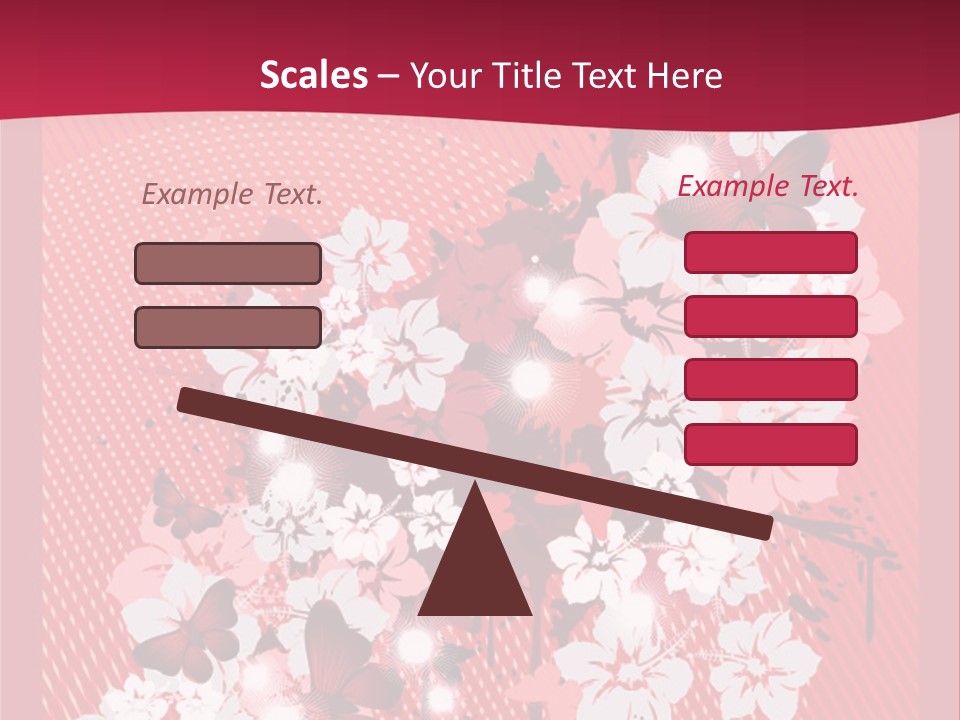 Tracery Art Flowers PowerPoint Template