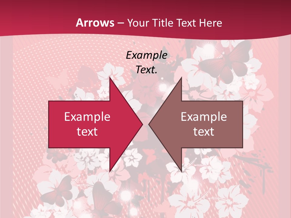 Tracery Art Flowers PowerPoint Template