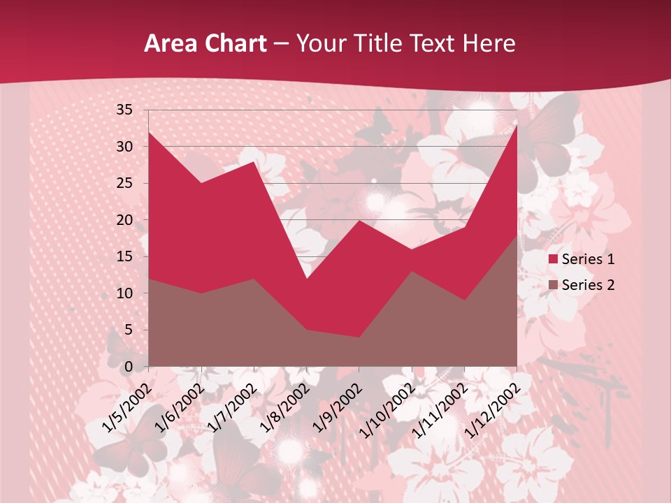 Tracery Art Flowers PowerPoint Template