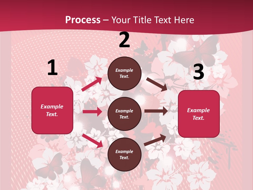 Tracery Art Flowers PowerPoint Template