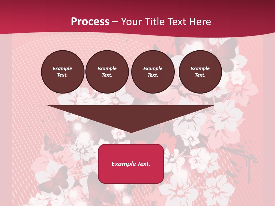 Tracery Art Flowers PowerPoint Template