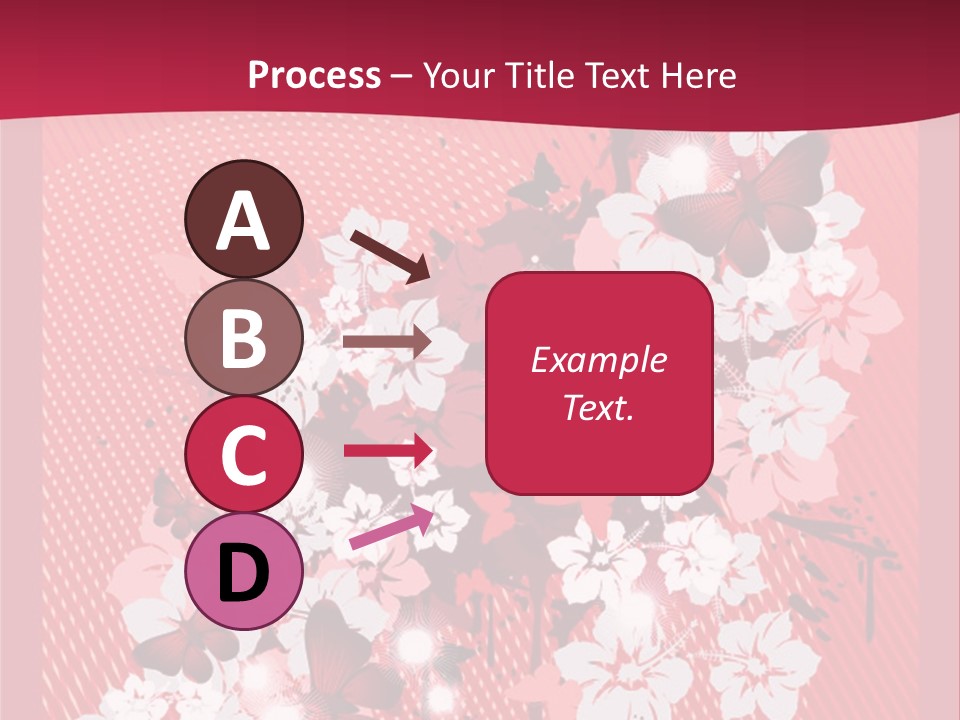 Tracery Art Flowers PowerPoint Template