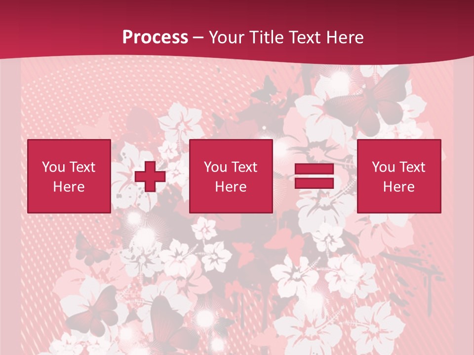 Tracery Art Flowers PowerPoint Template