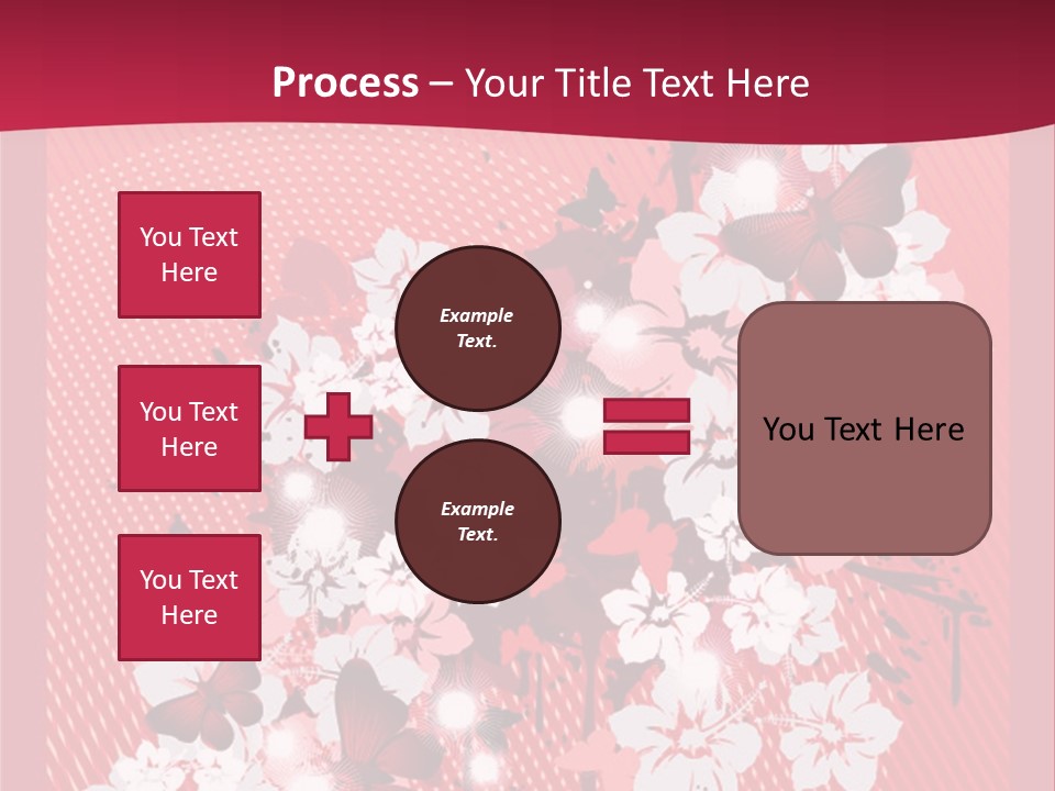 Tracery Art Flowers PowerPoint Template