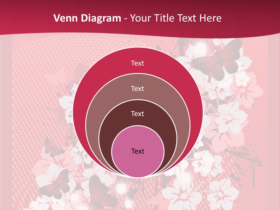 Tracery Art Flowers PowerPoint Template