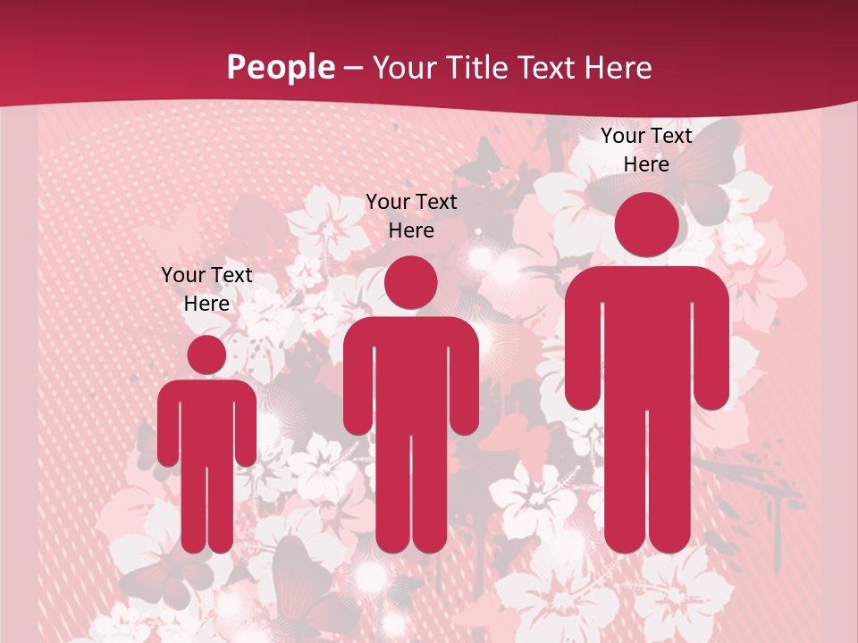 Tracery Art Flowers PowerPoint Template