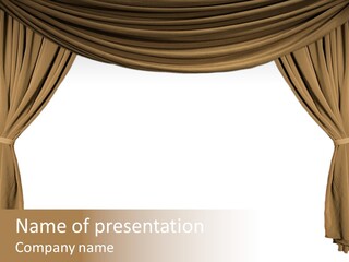 Comedy Stage Elegant PowerPoint Template