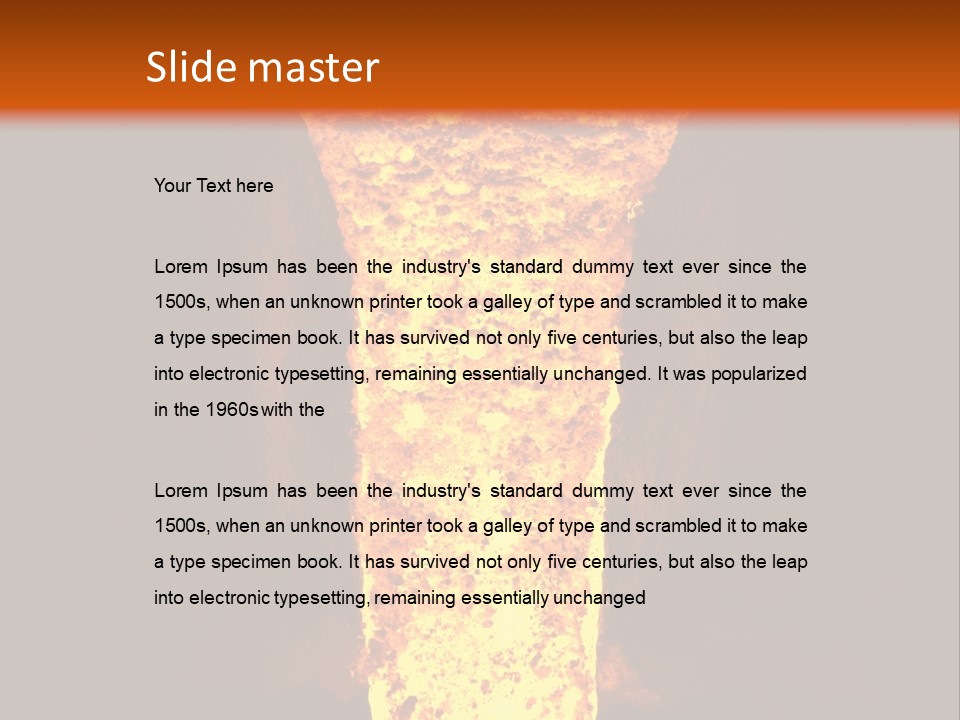 Pour Mill Blast PowerPoint Template