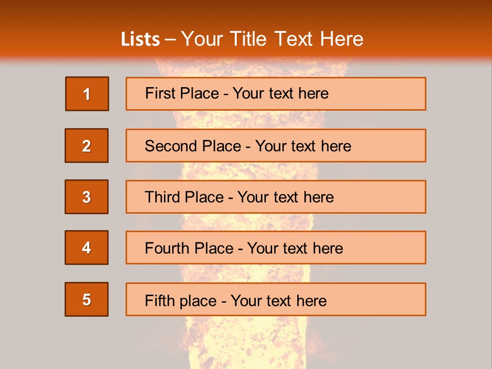 Pour Mill Blast PowerPoint Template