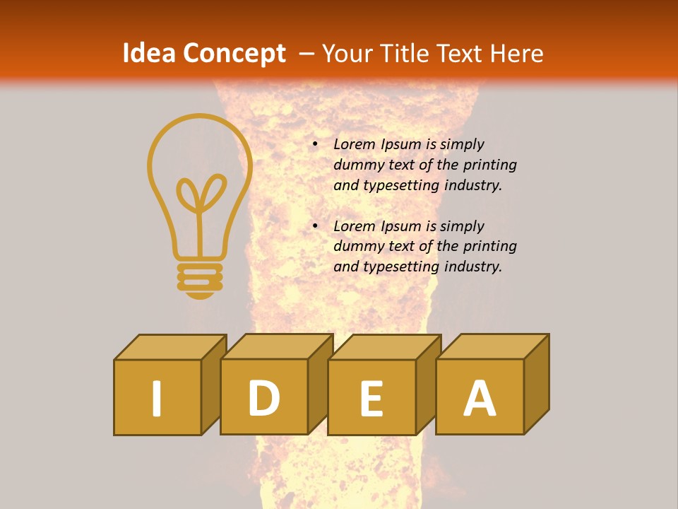 Pour Mill Blast PowerPoint Template