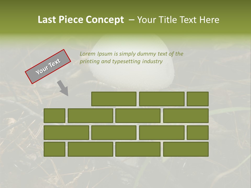 Woods Outdoors White PowerPoint Template