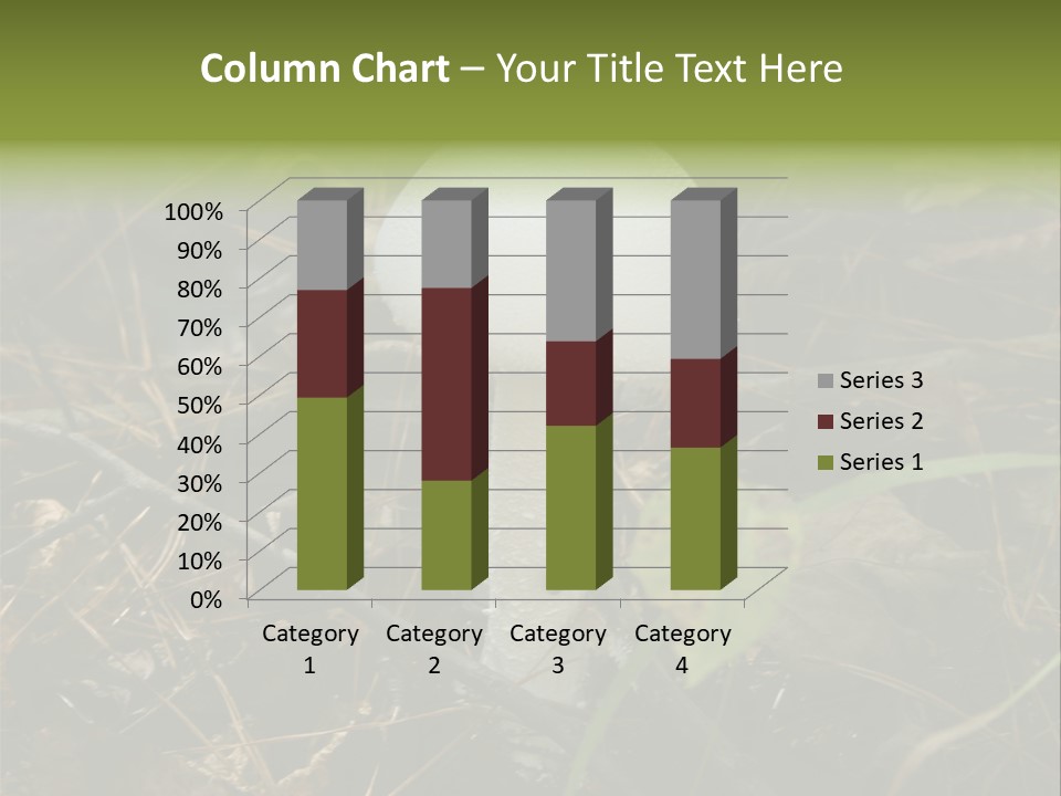 Woods Outdoors White PowerPoint Template