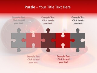 Candle Flame Light PowerPoint Template