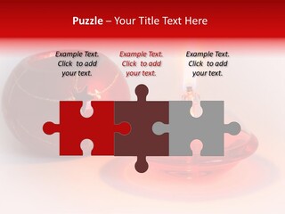 Candle Flame Light PowerPoint Template
