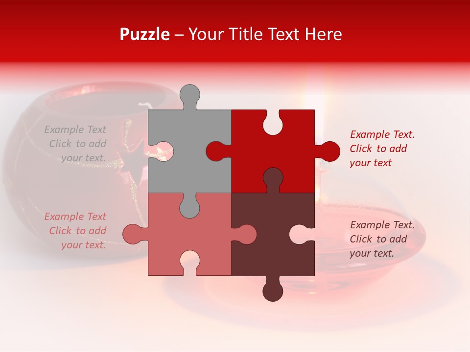 Candle Flame Light PowerPoint Template
