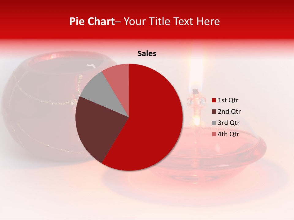 Candle Flame Light PowerPoint Template