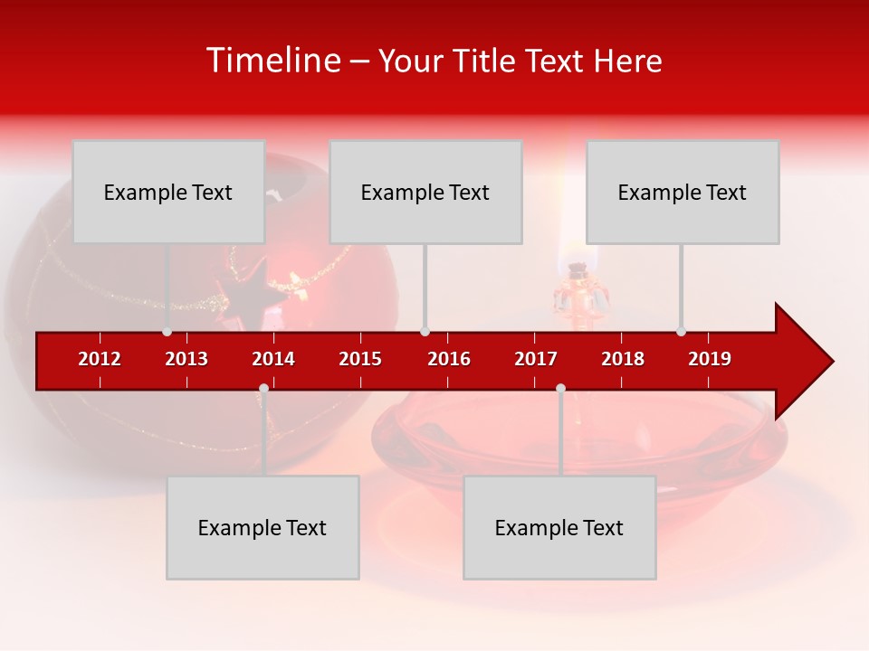 Candle Flame Light PowerPoint Template
