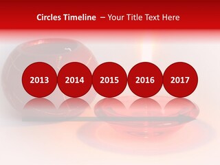 Candle Flame Light PowerPoint Template