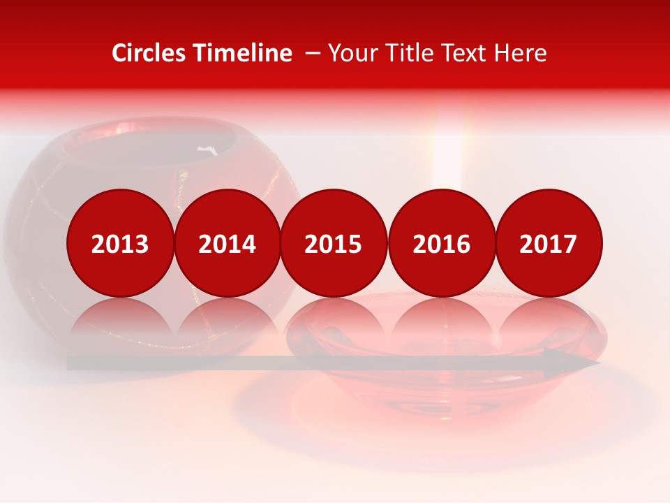 Candle Flame Light PowerPoint Template