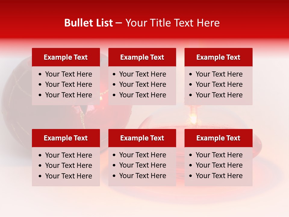 Candle Flame Light PowerPoint Template