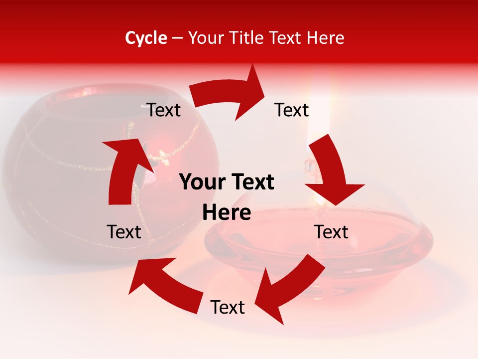 Candle Flame Light PowerPoint Template